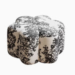 Stylish Cashmere Stool in Unique Floral Design - Perfect for Modern Interiors hch-3090