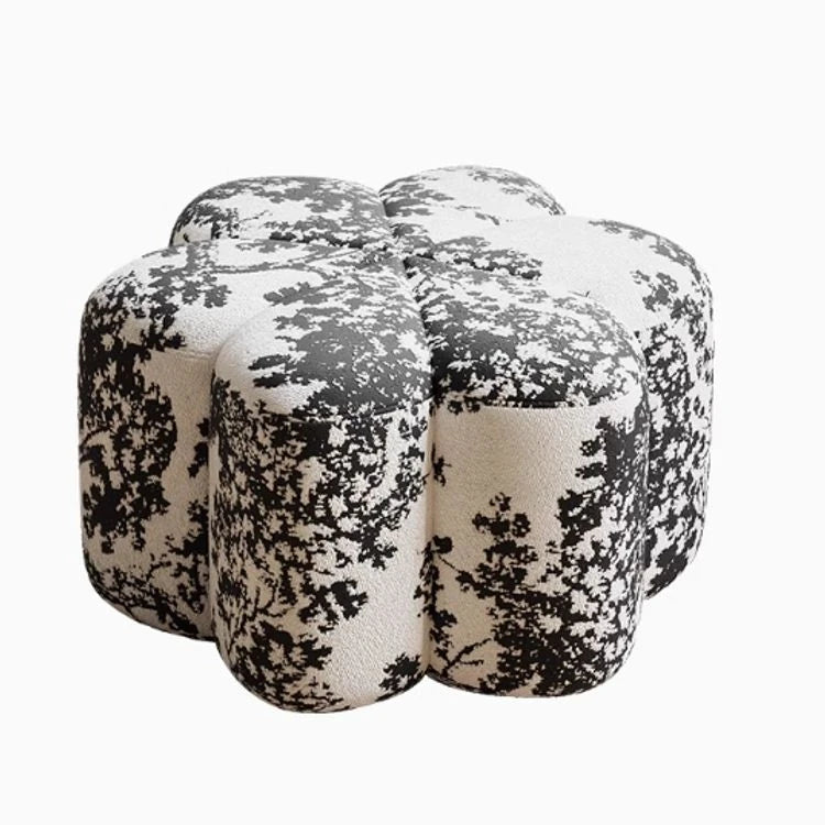 Stylish Cashmere Stool in Unique Floral Design - Perfect for Modern Interiors hch-3090