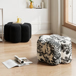 Stylish Cashmere Stool in Unique Floral Design - Perfect for Modern Interiors hch-3090