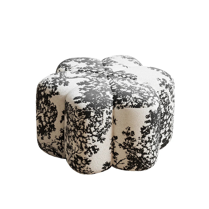 Stylish Cashmere Stool in Unique Floral Design - Perfect for Modern Interiors hch-3090
