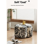 Stylish Cashmere Stool in Unique Floral Design - Perfect for Modern Interiors hch-3090