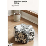 Stylish Cashmere Stool in Unique Floral Design - Perfect for Modern Interiors hch-3090