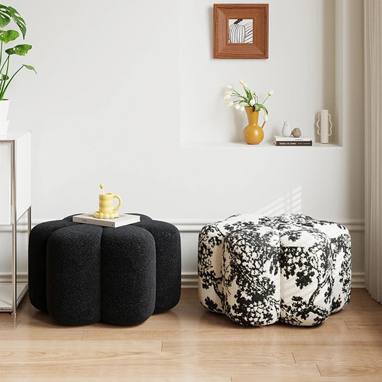 Stylish Cashmere Stool in Unique Floral Design - Perfect for Modern Interiors hch-3090