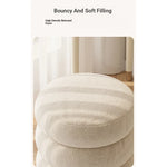 Stylish Solid Wood Cashmere Stool - Modern Comfort for Your Home Décor hch-3091