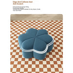 Stylish Leathaire Stool Set for Modern Living Room - Multi-Color Accent Seating hch-3092