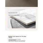 Modern Oval Marble Coffee Table with Stylish Storage - Elegant Living Room Furniture hch-3094