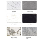 Modern Oval Marble Coffee Table with Stylish Storage - Elegant Living Room Furniture hch-3094