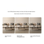 Modern Oval Marble Coffee Table with Stylish Storage - Elegant Living Room Furniture hch-3094