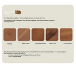 Solid Wood Coffee Table Set - Modern Round Design for Living Room - Stylish and Functional Centerpiece - Durable & Elegant End Tables hch-3095