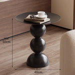Sleek Modern Black Coffee Table with Unique Bubble Design for Stylish Living Spaces hch-3096