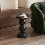 Sleek Modern Black Coffee Table with Unique Bubble Design for Stylish Living Spaces hch-3096
