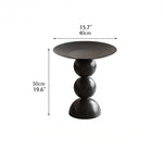 Sleek Modern Black Coffee Table with Unique Bubble Design for Stylish Living Spaces hch-3096