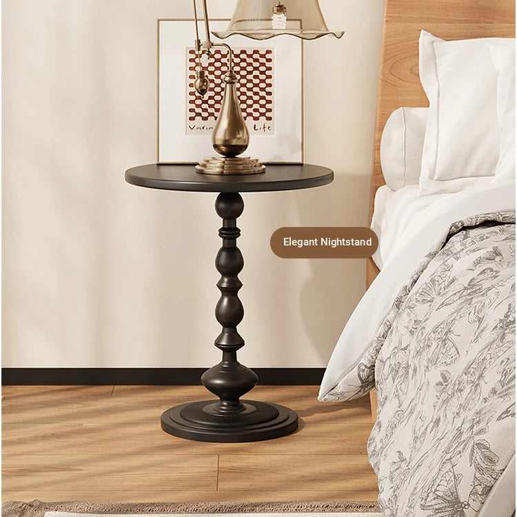 Elegant Round Coffee Table with Stylish Pedestal Base - Modern Living Room Accent Table hch-3097