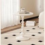 Elegant Round Coffee Table with Stylish Pedestal Base - Modern Living Room Accent Table hch-3097