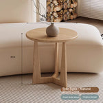 Modern Round Coffee Table Set - Sleek Wood Finish with Stylish Base for Living Room Decor hch-3098