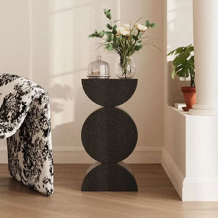 Stylish Round Gold Coffee Table - Modern Accent Furniture for Living Room Décor hch-3099