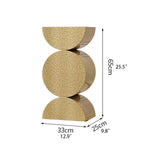 Stylish Round Gold Coffee Table - Modern Accent Furniture for Living Room Décor hch-3099