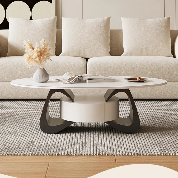 Stylish Sintered Stone Coffee Table with Modern Design for Living Room Elegance hch-3101