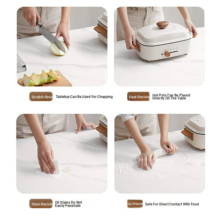 Stylish Sintered Stone Coffee Table with Modern Design for Living Room Elegance hch-3101