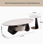 Stylish Sintered Stone Coffee Table with Modern Design for Living Room Elegance hch-3101