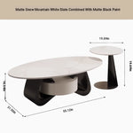 Stylish Sintered Stone Coffee Table with Modern Design for Living Room Elegance hch-3101
