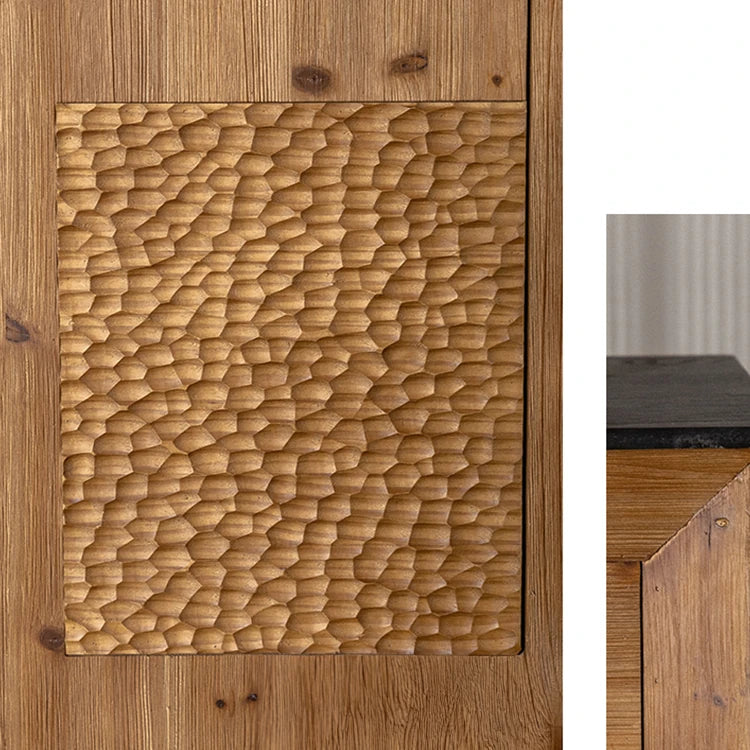 Stylish Bedside Cupboard with Chinese Fir & Density Board for Modern Interiors hdst-4228