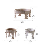 Elegant Chinese Fir Tea Table - Vintage Inspired Living Room Centerpiece hdst-4245