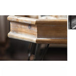 Vintage Chinese Fir Tea Table Set with Sleek Modern Design hdst-4257