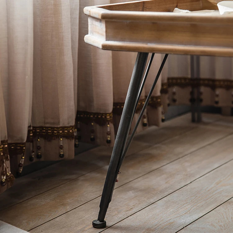 Vintage Chinese Fir Tea Table Set with Sleek Modern Design hdst-4257