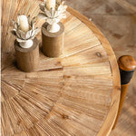 Elegant Chinese Fir Tea Table - Perfect Accent for Modern Living Spaces hdst-4258