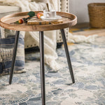 Elegant Chinese Fir Tea Table for Cozy Living Spaces hdst-4259