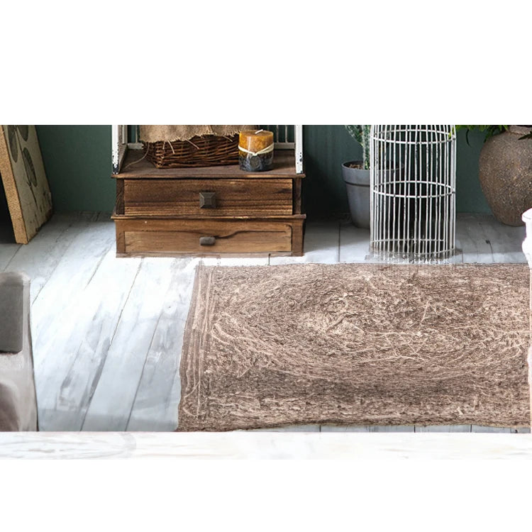 Freestanding Solid Wood Storage Rack with Modern Rustic Design hdst-4310