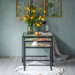 Stylish Tempered Glass Tea Table Set - Perfect for Modern Interiors hdst-4311