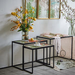 Stylish Tempered Glass Tea Table Set - Perfect for Modern Interiors hdst-4311