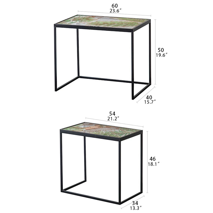 Stylish Tempered Glass Tea Table Set - Perfect for Modern Interiors hdst-4311