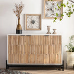 Stylish Solid Wood & Density Board Cabinet - Perfect for Elegant Home Decor hdst-4319