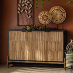 Stylish Solid Wood & Density Board Cabinet - Perfect for Elegant Home Decor hdst-4319