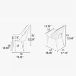 Elegant Faux Leather Dining Chair - Modern Comfort for Your Home Dining Space hfcjp-4002