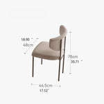Elegant Faux Leather Dining Chair - Modern Comfort for Your Home Dining Space hfcjp-4002
