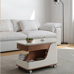Modern Marble Coffee Table with Sleek Storage Design hfcjp-4003