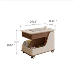 Modern Marble Coffee Table with Sleek Storage Design hfcjp-4003