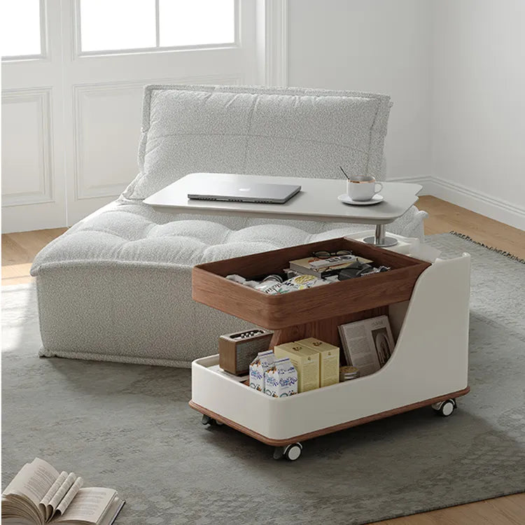 Modern Marble Coffee Table with Sleek Storage Design hfcjp-4003