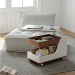 Modern Marble Coffee Table with Sleek Storage Design hfcjp-4003