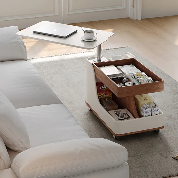 Modern Marble Coffee Table with Sleek Storage Design hfcjp-4003