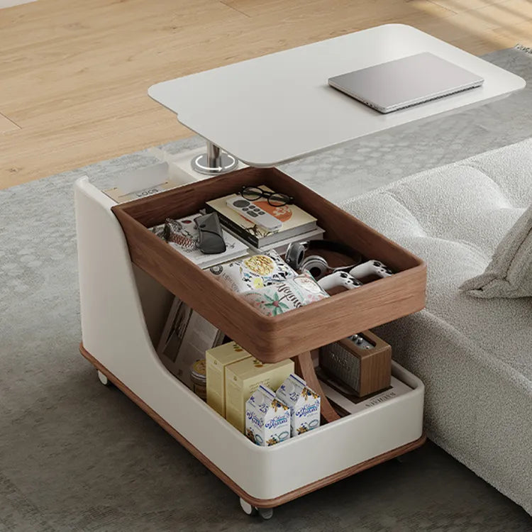 Modern Marble Coffee Table with Sleek Storage Design hfcjp-4003