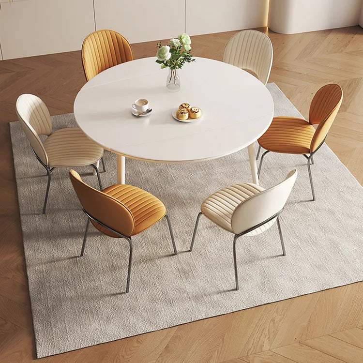 Marble Oak Dining Table – Durable Surface for Seamless Food Prep hfcjp-4005