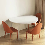 Marble Oak Dining Table – Durable Surface for Seamless Food Prep hfcjp-4005