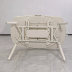 Marble Oak Dining Table – Durable Surface for Seamless Food Prep hfcjp-4005