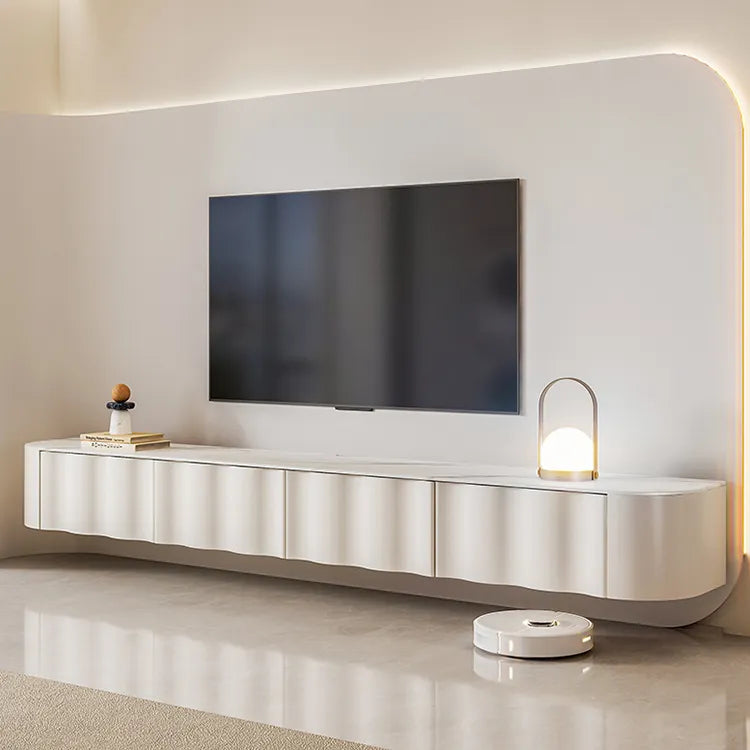 Sleek Marble TV Stand with Storage Drawers - Elegant Modern Design hfcjp-4006