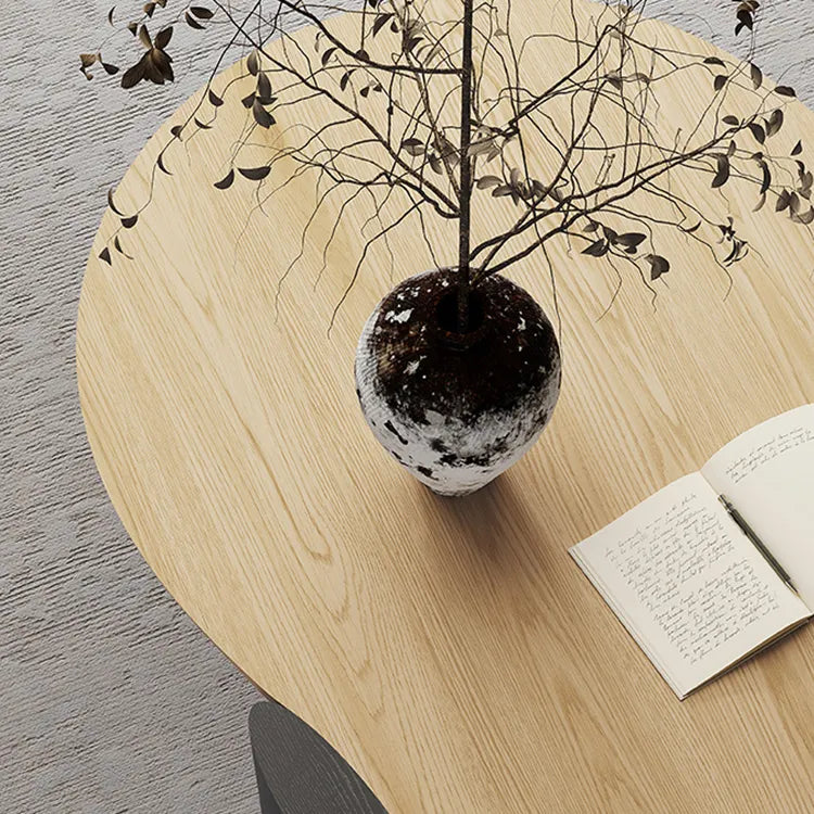 Sleek Red Oak Coffee Table - Modern Design for Stylish Living Rooms hfcjp-4013